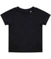 LW620 Larkwood Baby/Toddler Organic T-Shirt Black colour image